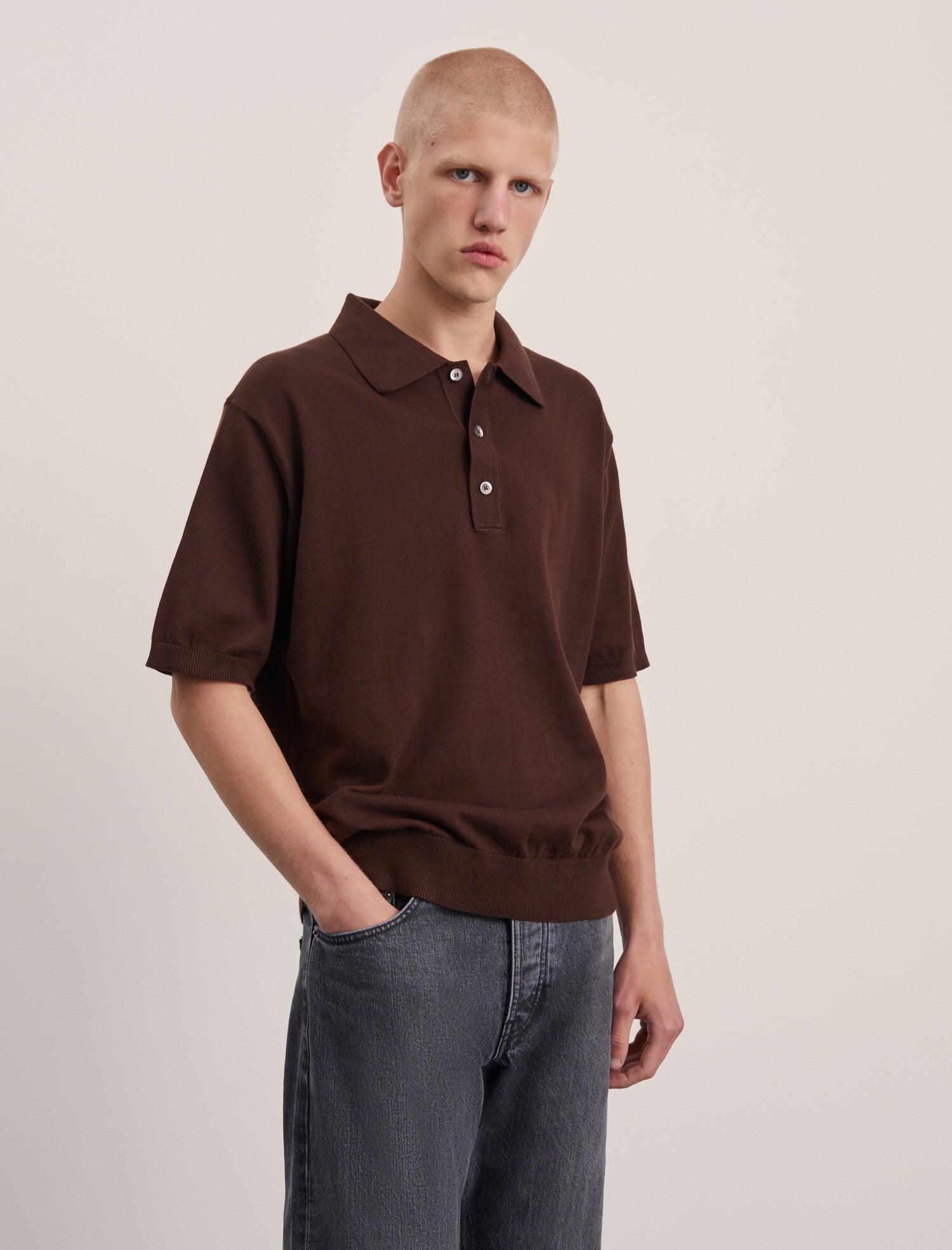 ANOTHER Polo Shirt 3.0, Light Brown