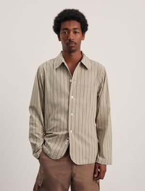 ANOTHER Shirt 2.1 JPN, Khaki Guree Stripe