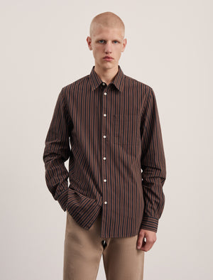 ANOTHER Shirt 3.0, Brown/Black Stripe