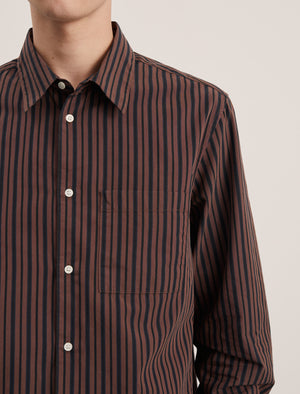 ANOTHER Shirt 3.0, Brown/Black Stripe