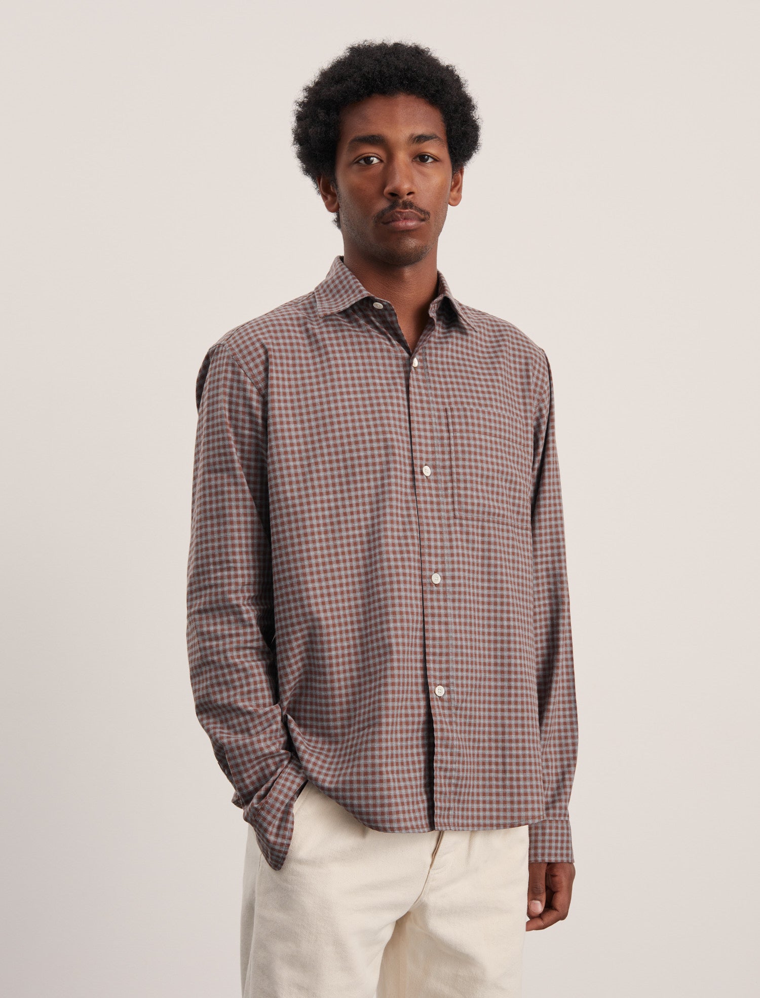 ANOTHER Shirt 4.0, Chestnut Brown Check