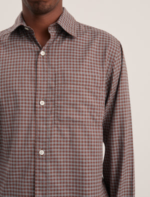 ANOTHER Shirt 4.0, Chestnut Brown Check