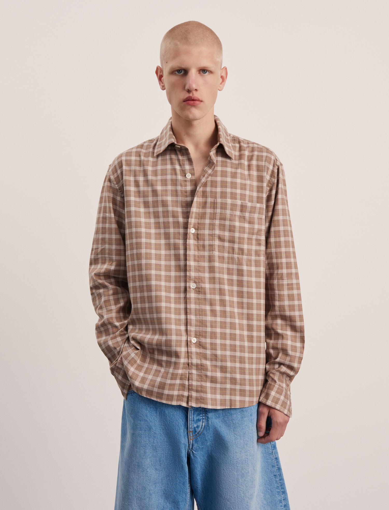 ANOTHER Shirt 4.0, Light Brown Check