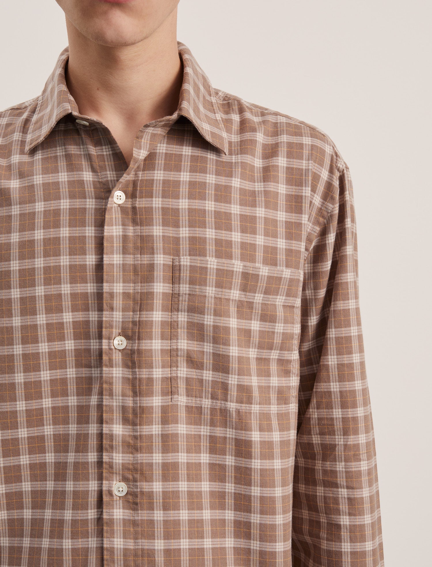 ANOTHER Shirt 4.0, Light Brown Check